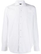 Barba Pointed Collar Relaxed-fit Shirt - White