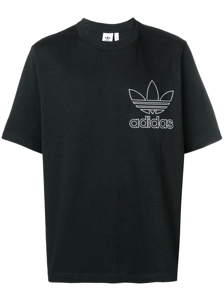 Adidas Embroidered Logo T-shirt - Black