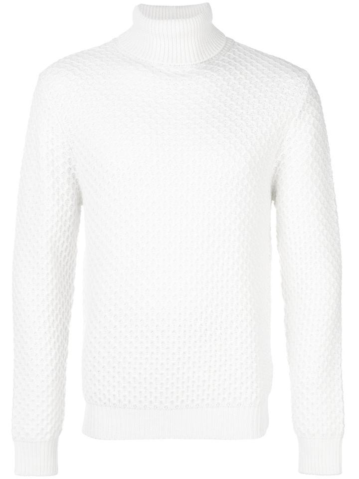 Eleventy - Roll Neck Jumper - Men - Virgin Wool - Xl, White, Virgin Wool