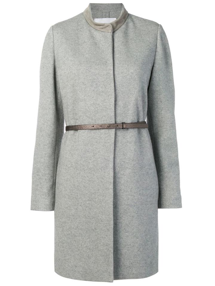 Fabiana Filippi Belted Midi Coat - Grey