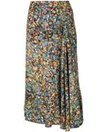 Victoria Beckham - Floral Print Skirt - Women - Viscose - 12, Viscose