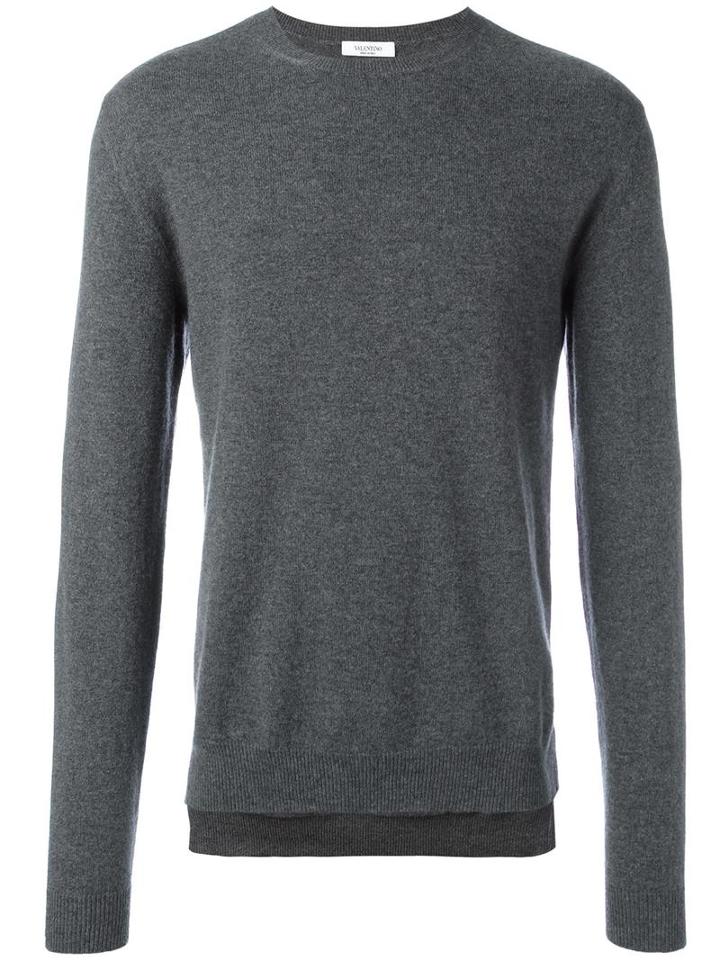 Valentino Rockstud Jumper, Men's, Size: Small, Grey, Cashmere/metal (other)