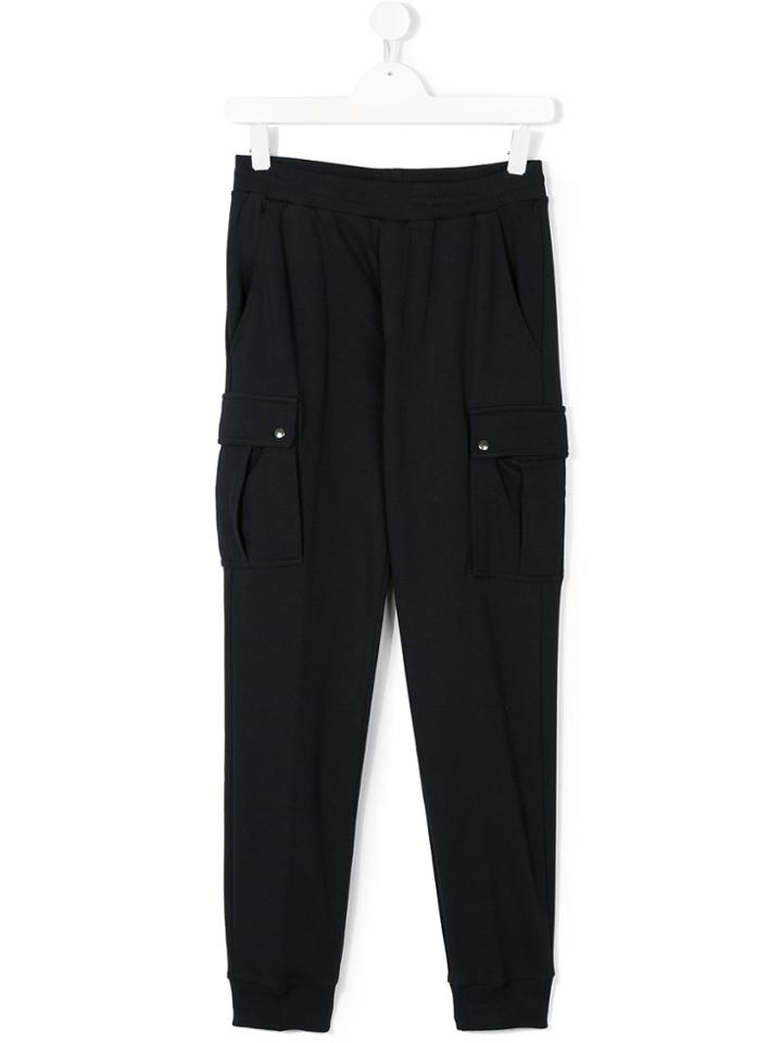 Moncler Kids Cargo Trousers - Blue