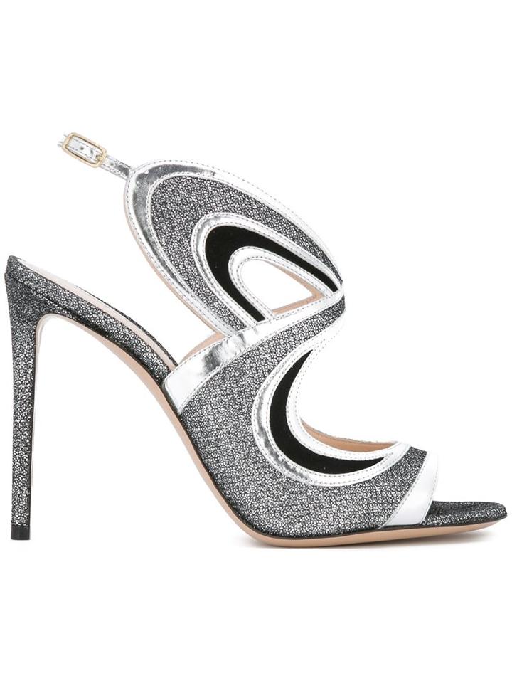 Nicholas Kirkwood 105mm 'leelee' Graffiti Sandals