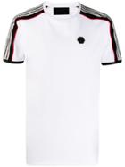 Philipp Plein Stripe Detail T-shirt - White