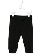 Dolce & Gabbana Kids Raised Seam Trackpants, Girl's, Size: 18-24 Mth, Black