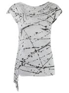Uma Raquel Davidowicz Printed Top, Women's, Size: Medium, Grey, Viscose