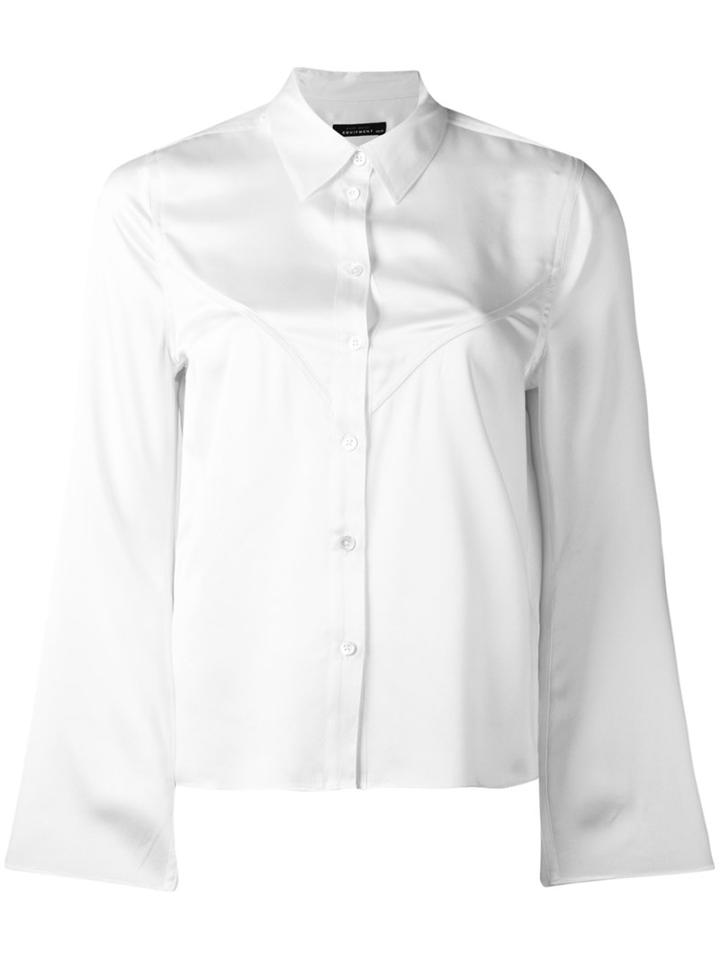 Equipment Equipment X Kate Moss Shirt, Women's, Size: Xs, White, Silk