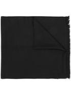 Emporio Armani Fine Knit Scarf - Black