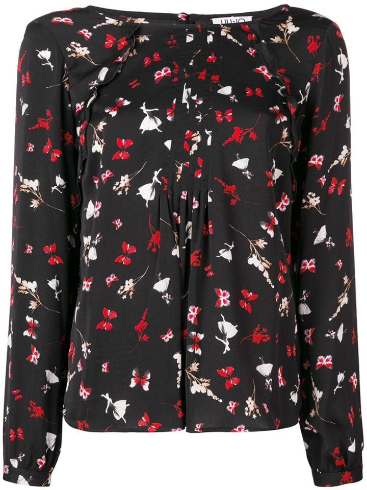 Liu Jo Dancers Print Blouse - Black