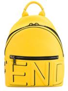 Fendi Embossed Logo Backpack
