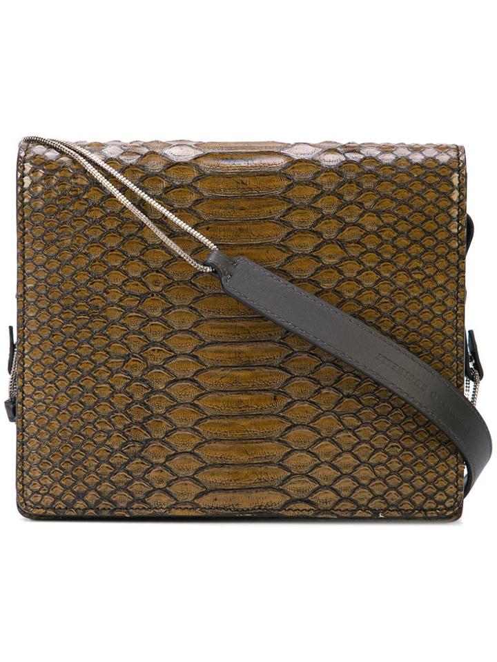 Brunello Cucinelli Foldover Top Shoulder Bag - Green