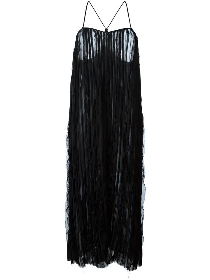 Romeo Gigli Vintage Pleated Midi Dress