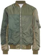 Children Of Discordance Ma-1 Panelled Bomber Jacket - Green
