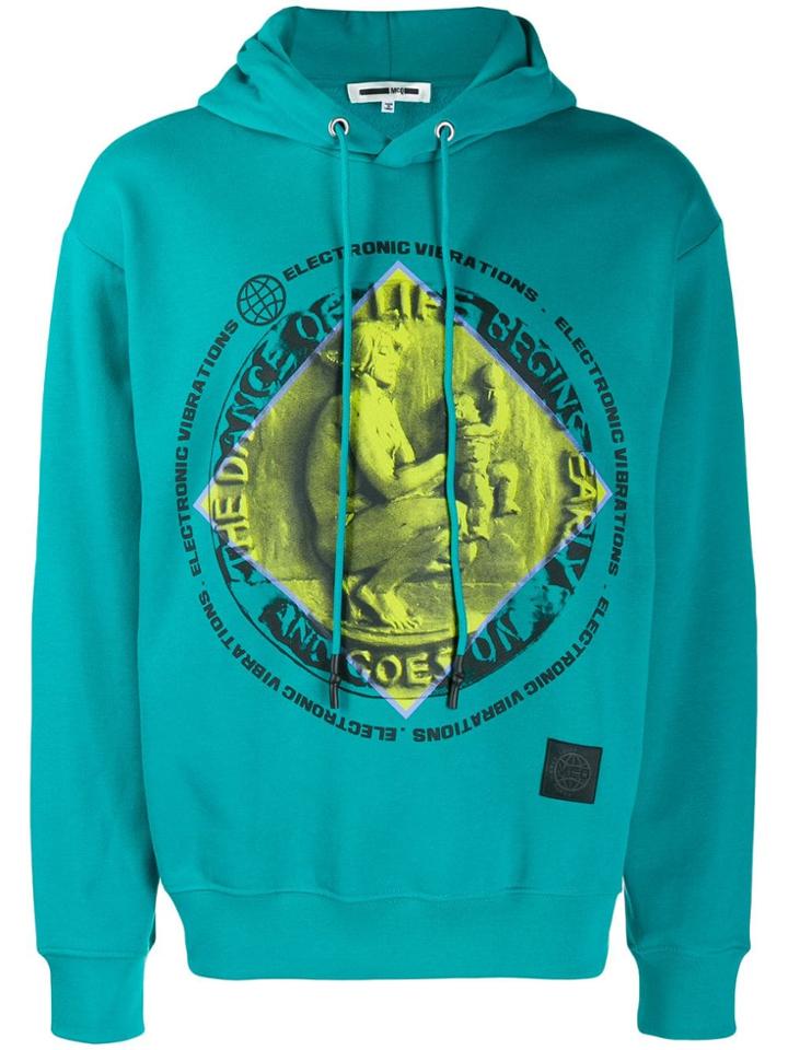 Mcq Alexander Mcqueen Electronic Vibrations Hoodie - Green