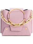 Yuzefi Purple Delila Mini Leather Box Bag - Pink & Purple
