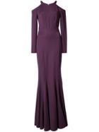 Zac Zac Posen Sallie Gown Dress - Pink & Purple