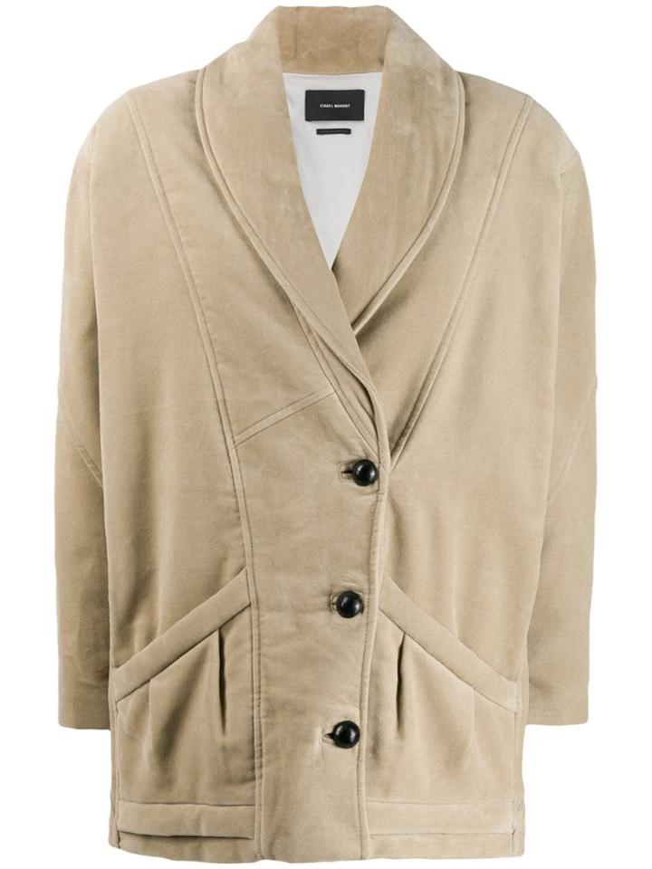 Isabel Marant Velvet Doreal Jacket - Neutrals
