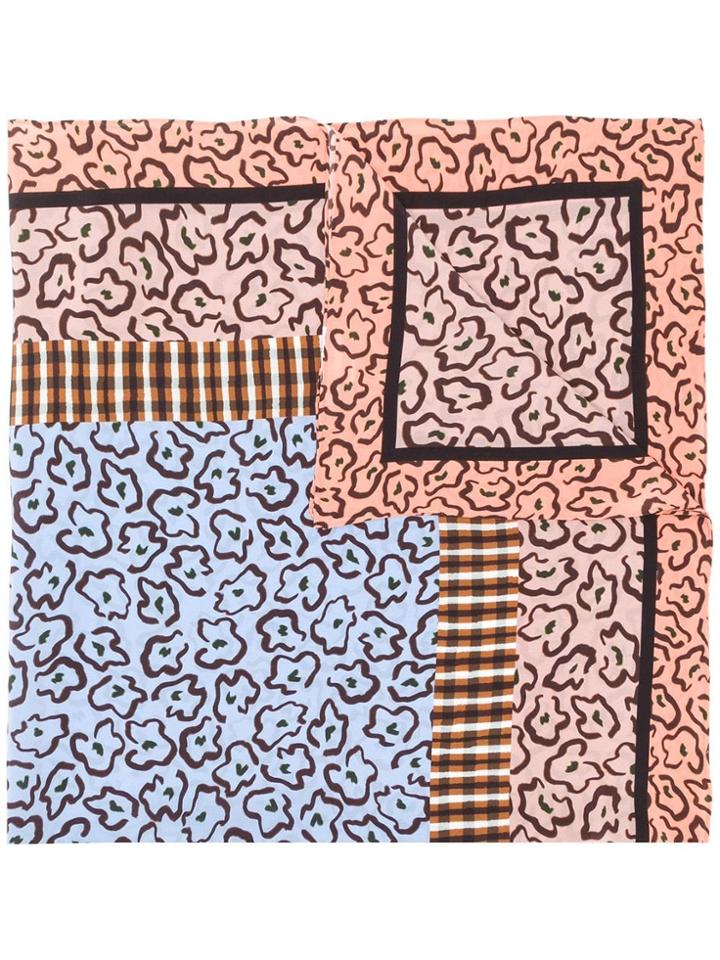 Christian Wijnants Amika Patchwork Scarf - Pink