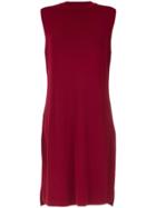 Egrey Roma Knit Shift Dress - Red
