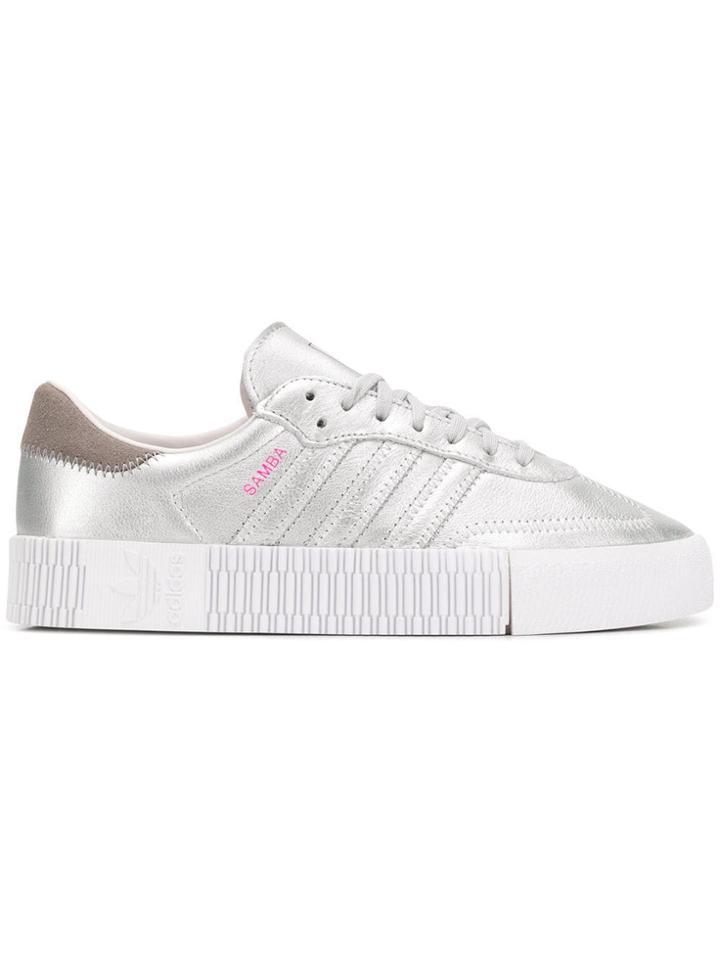 Adidas Samba Low-top Sneakers - Silver