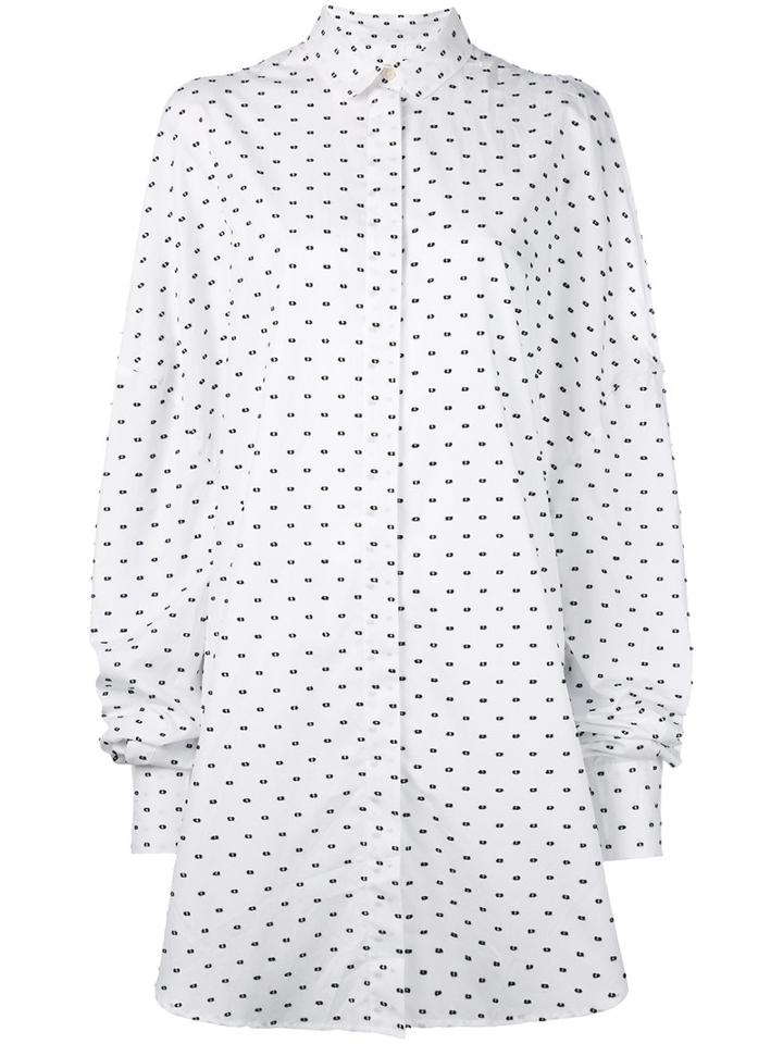 Henrik Vibskov - Bumble Shirt Dress - Women - Cotton - Xs, White, Cotton