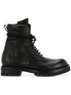 Rick Owens Lace-up Boots - Black