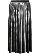 Jil Sander Pleated Skirt, Women's, Size: 34, Grey, Polyester