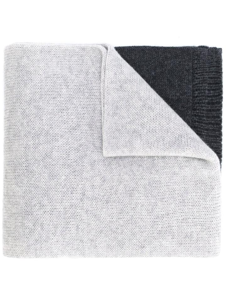 Brioni - Tri-tone Scarf - Men - Cashmere - One Size, Grey, Cashmere