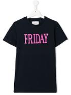 Alberta Ferretti Kids Friday T-shirt - Blue
