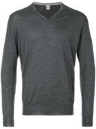 Eleventy V Neck Sweatshirt - Grey