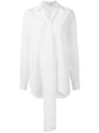 Chloé Tie-neck Blouse, Women's, Size: 40, White, Silk