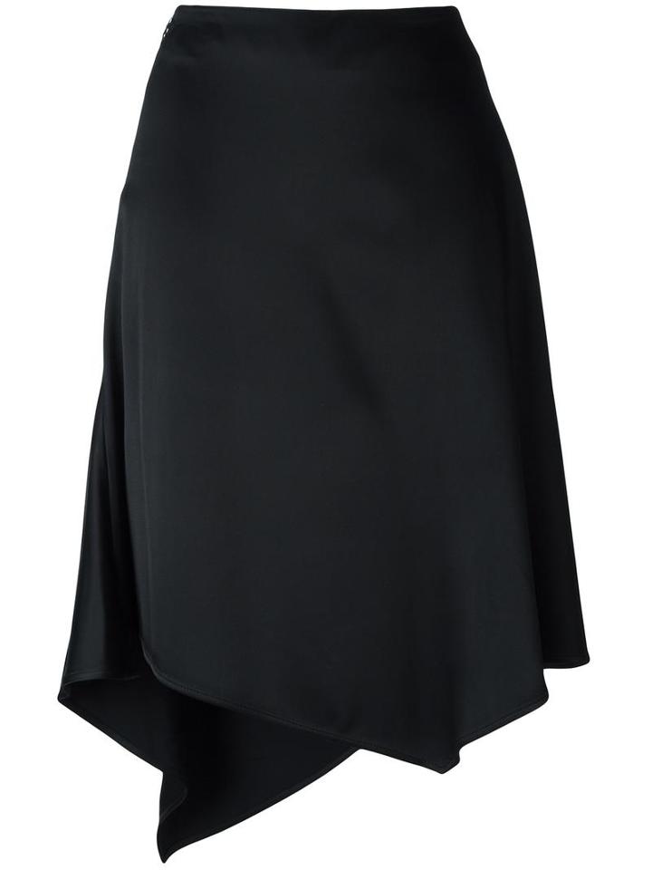 Paco Rabanne Pointy Mid Skirt, Women's, Size: 38, Black, Acetate/viscose
