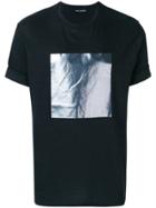 Neil Barrett Metallic Square T-shirt - Black