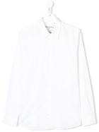 Philipp Plein Junior Long-sleeve Fitted Shirt - White