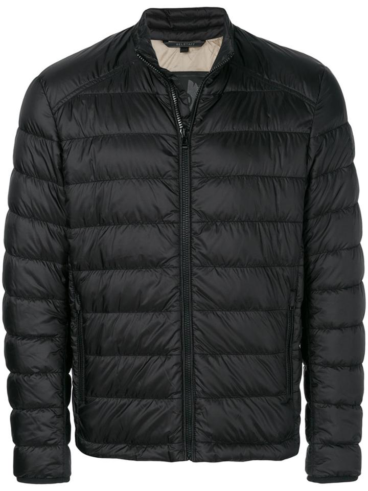 Belstaff Zip Front Puffed Jacket - Black