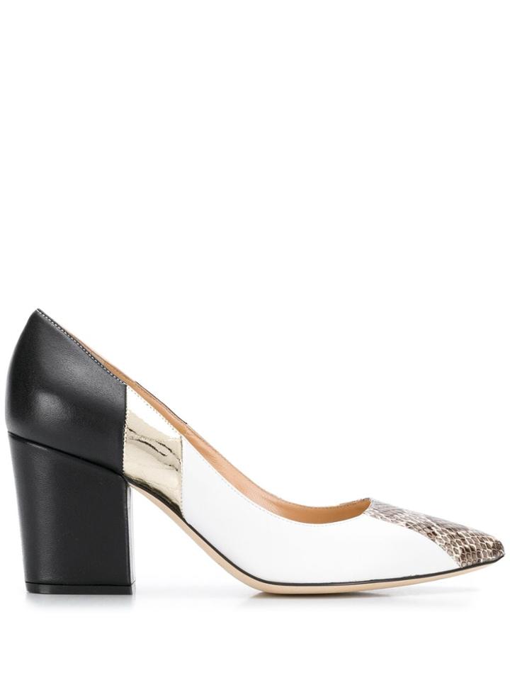 Sergio Rossi 80mm Pointed Pumps - White