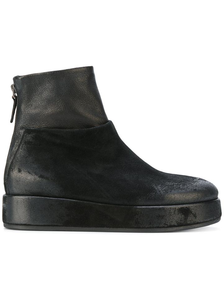 Marsèll Platform Ankle Boots - Black