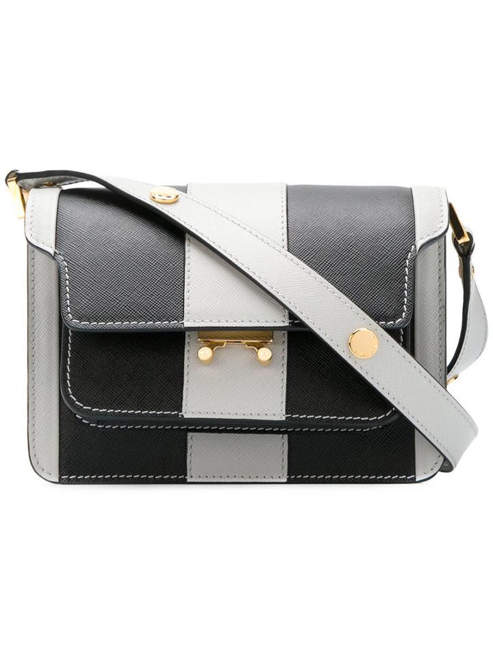 Marni - Mini Trunk Shoulder Bag - Women - Calf Leather - One Size, Grey, Calf Leather