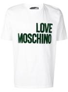 Love Moschino Garden Logo T-shirt - White