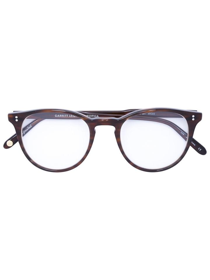 Garrett Leight 'milwood' Glasses - Brown