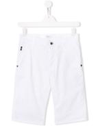 Boss Kids Tailored Chino Shorts - White