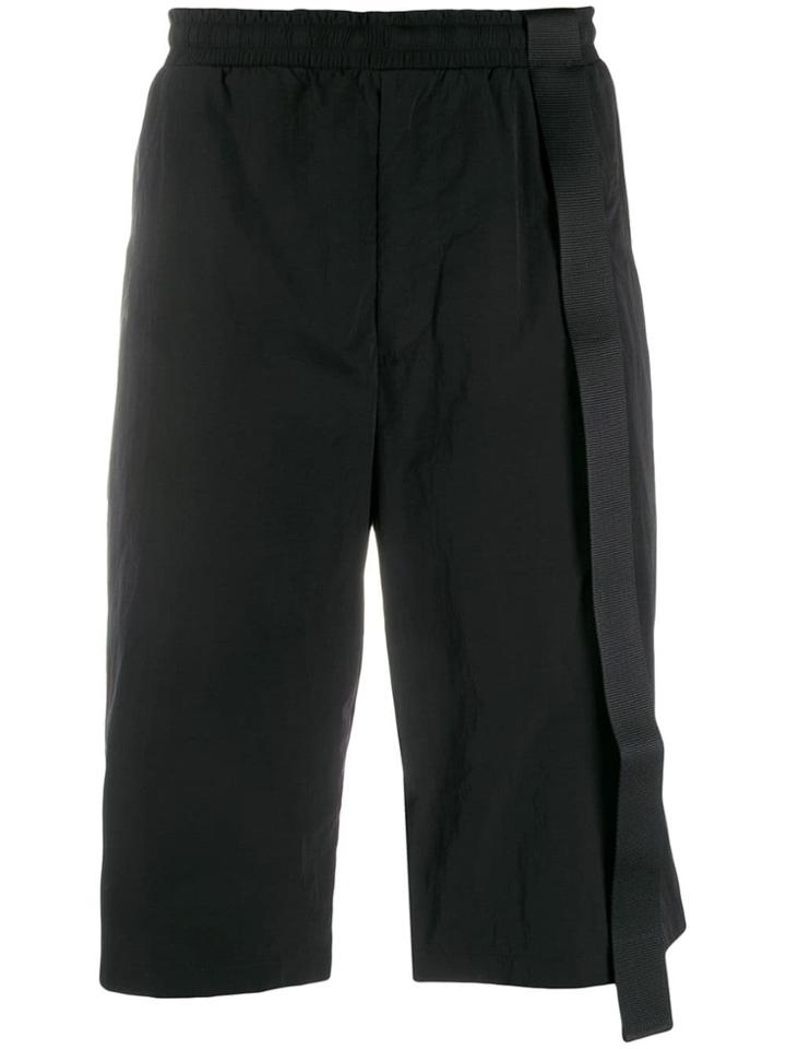 Oakley By Samuel Ross Strip Detail Bermuda Shorts - Black