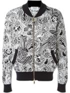 Thom Browne Shawl Collar Intarsia Cardigan