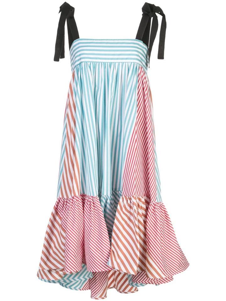 Silvia Tcherassi Multicoloured Swing Dress - Blue