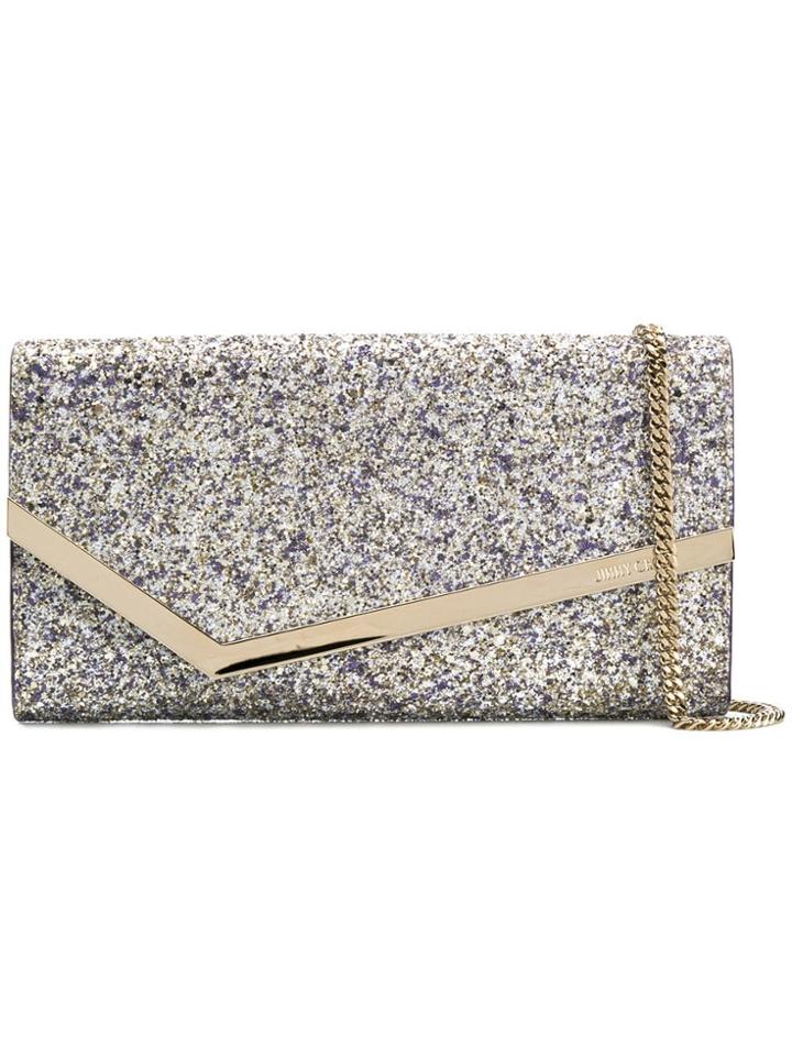 Jimmy Choo Emmie Clutch - Silver