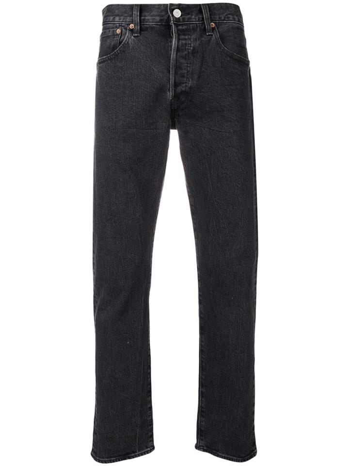 Levi's Straight Leg Denim Jeans - Black