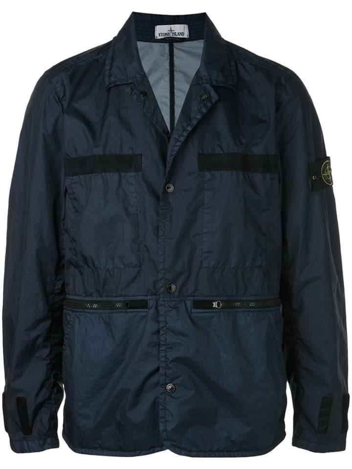 Stone Island Membrana 3l-tc Jacket - Blue