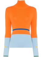 I-am-chen Colour Block Sweater - Yellow