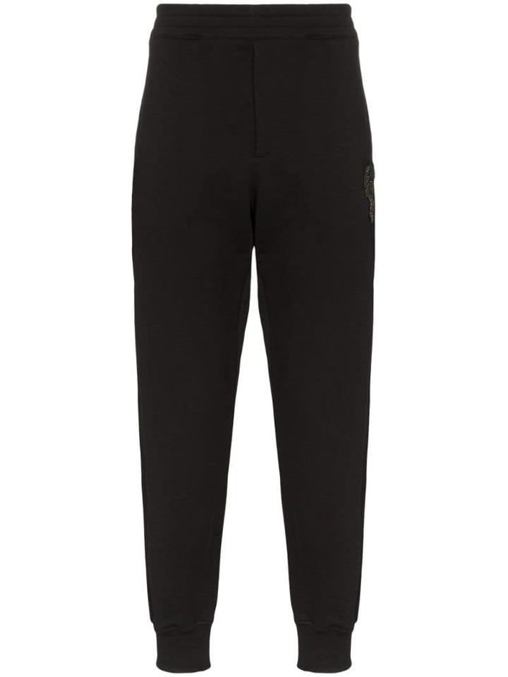 Alexander Mcqueen Skull Motif Track Pants - Black